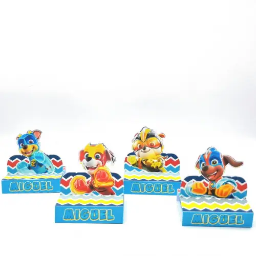 Kit com 20 Caixas Bis Duplo - Patrulha Canina Super Filhotes