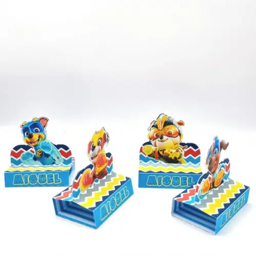 Kit com 20 Caixas Bis Duplo - Patrulha Canina Super Filhotes
