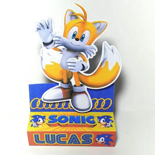 Kit com 20 Caixas Bis Duplo - Sonic
