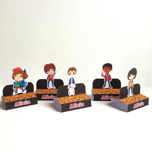 Kit com 20 Caixas Bis Duplo - Stranger Things