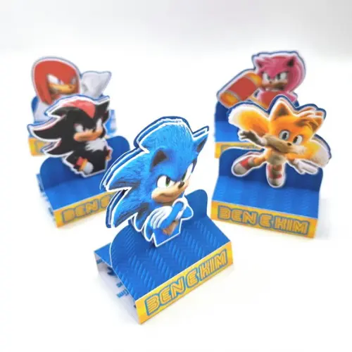 Kit com 20 Caixas Bis Duplo - Sonic 2