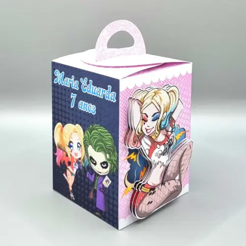 Kit de Caixas Personalizadas 20 Peças - Arlequina