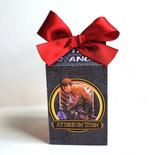 Kit de Caixas Personalizadas 20 Peças - Ataque dos Titãs