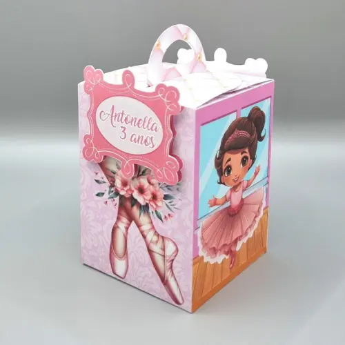 Kit de Caixas Personalizadas 20 Peças - Bailarina