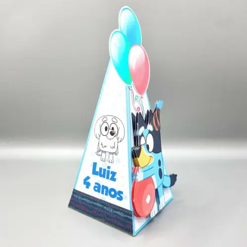 Kit de Caixas Personalizadas 20 Peças - Bluey