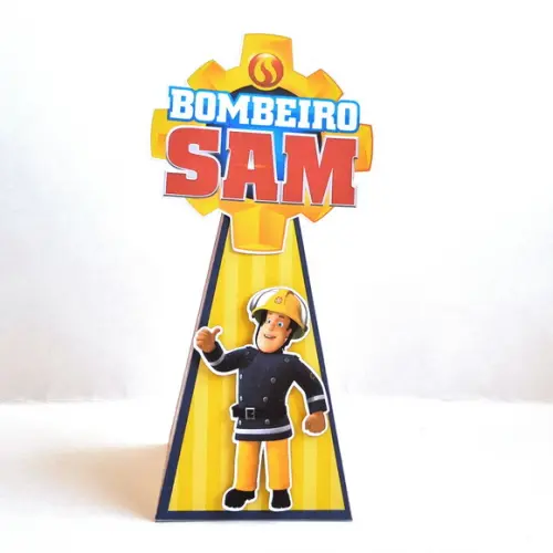 Kit de Caixas Personalizadas 20 Peças - Bombeiro Sam