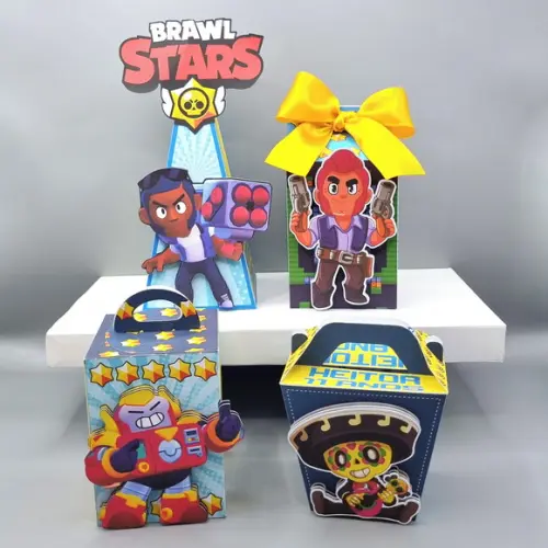 Kit de Caixas Personalizadas 20 Peças - Brawl Stars