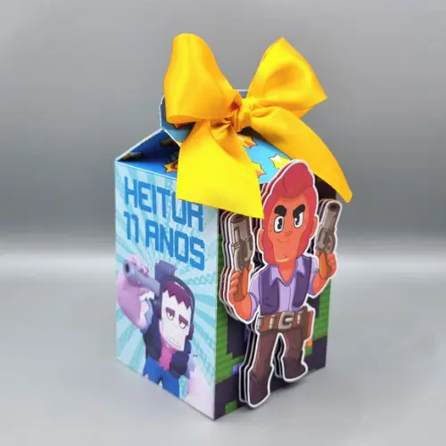 Kit de Caixas Personalizadas 20 Peças - Brawl Stars