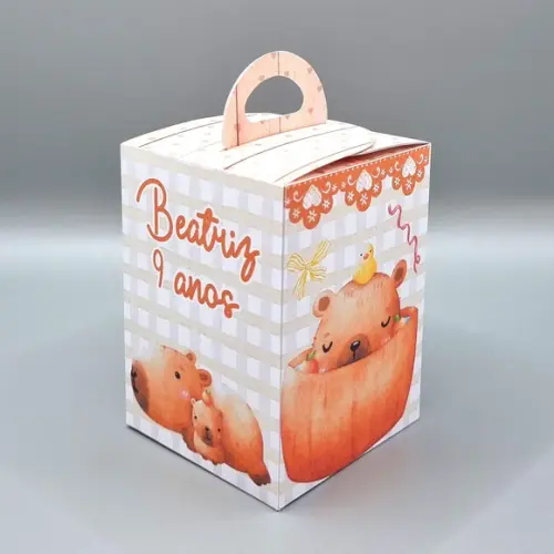 Kit de Caixas Personalizadas 20 Peças - Capivara Modelo 1