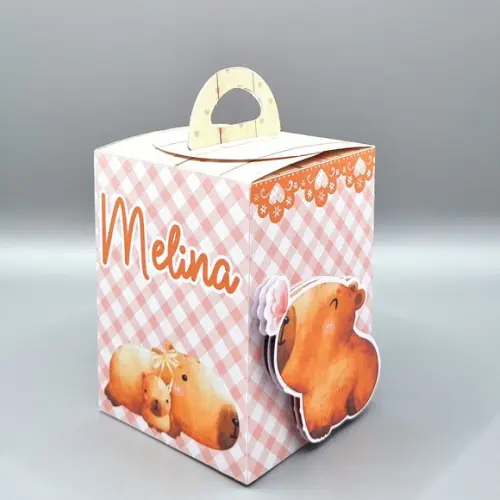 Kit de Caixas Personalizadas 20 Peças - Capivara Modelo 2