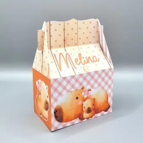 Kit de Caixas Personalizadas 20 Peças - Capivara Modelo 2