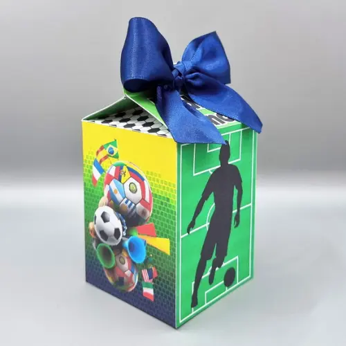 Kit de Caixas Personalizadas 20 Peças - Copa do Mundo