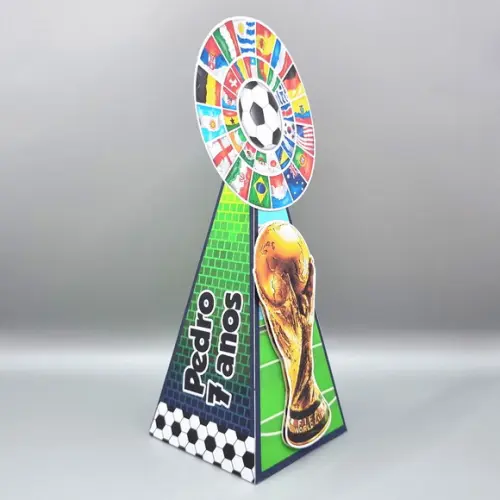 Kit de Caixas Personalizadas 20 Peças - Copa do Mundo