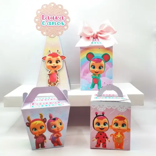 Kit de Caixas Personalizadas 20 Peças - Cry Babies