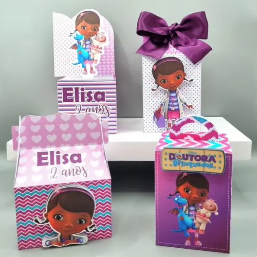 Kit de Caixas Personalizadas 20 Peças - Doutora Brinquedos
