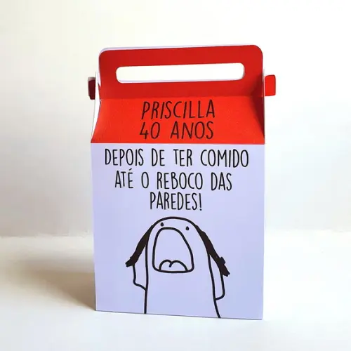 Kit de Caixas Personalizadas 20 Peças - Flork Bentô Florky