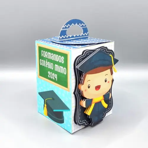Kit de Caixas Personalizadas 20 Peças - Formatura Abc