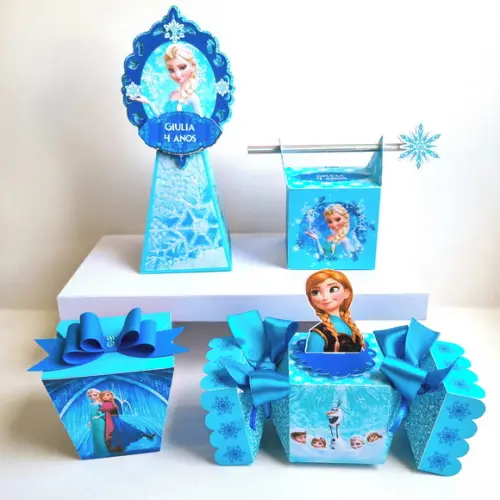 Kit de Caixas Personalizadas 20 Peças - Frozen 1