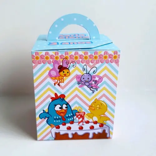 Kit de Caixas Personalizadas 20 Peças - Galinha Pintadinha