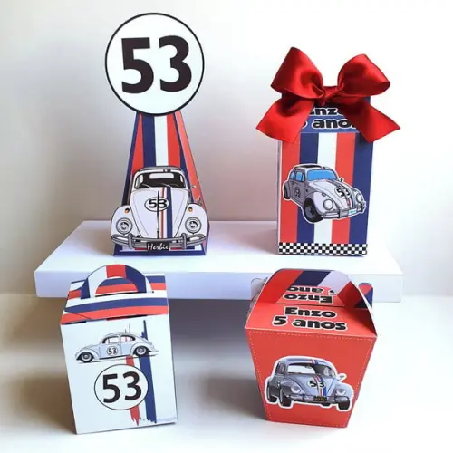 Kit de Caixas Personalizadas 20 Peças - Herbie