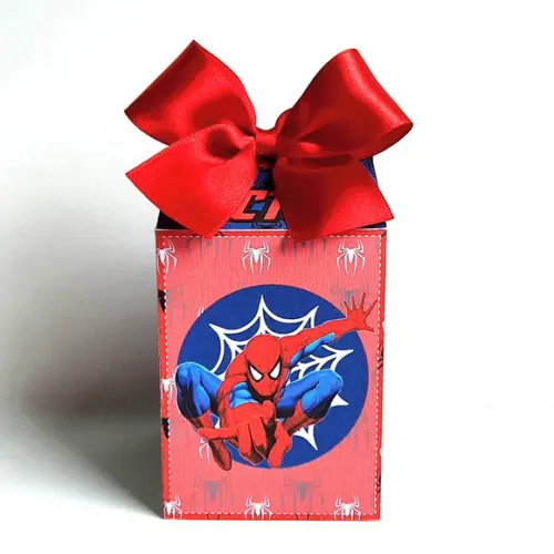 Kit de Caixas Personalizadas 20 Peças - Homem Aranha