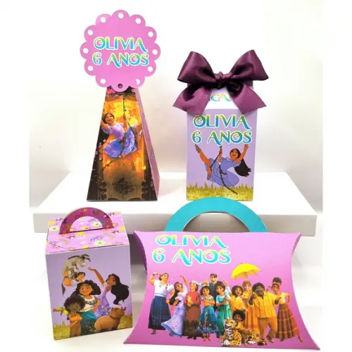 Kit de Caixas Personalizadas 20 Peças - Isabela Encanto