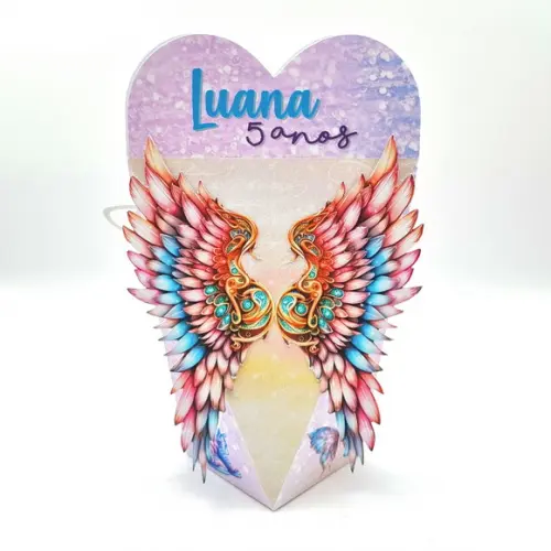 Kit de Caixas Personalizadas 20 Peças - Jardim das Fadas