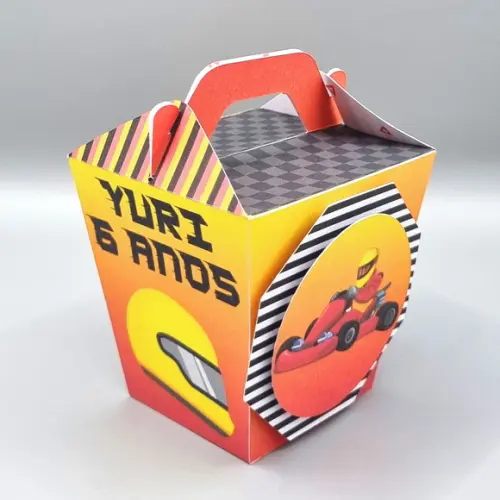 Kit de Caixas Personalizadas 20 Peças - Kart Modelo 2