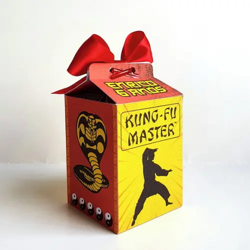 Kit de Caixas Personalizadas 20 Peças - Kung Fu