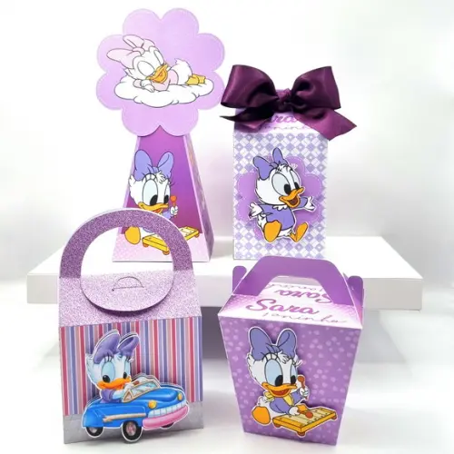 Kit de Caixas Personalizadas 20 Peças - Margarida Baby