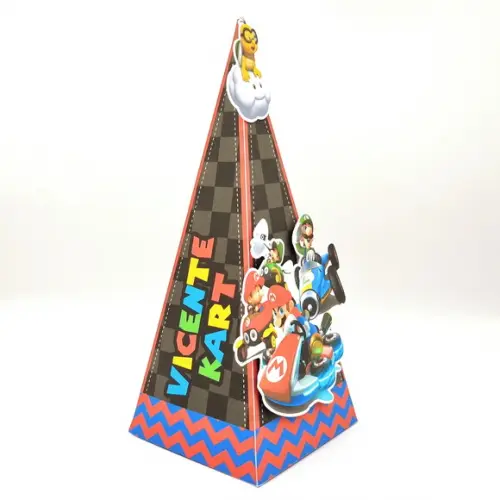 Kit de Caixas Personalizadas 20 Peças - Mario Kart