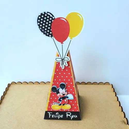 Kit de Caixas Personalizadas 20 Peças - Mickey