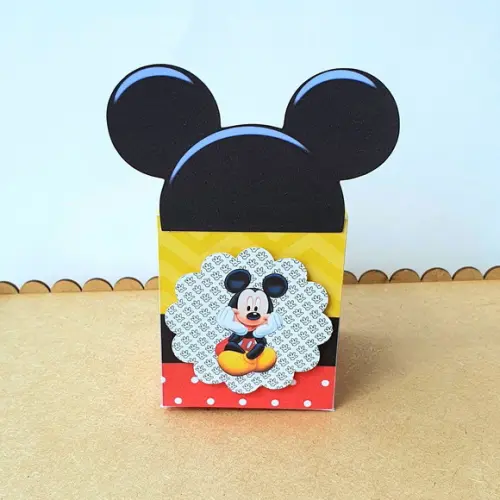 Kit de Caixas Personalizadas 20 Peças - Mickey