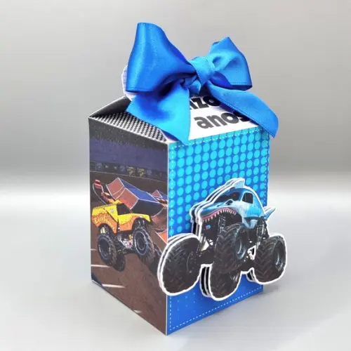 Kit de Caixas Personalizadas 20 Peças - Monster Truck