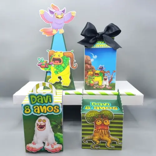 Kit de Caixas Personalizadas 20 Peças - My Singing Monsters