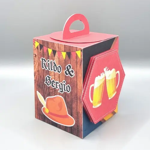 Kit de Caixas Personalizadas 20 Peças - Oktoberfest