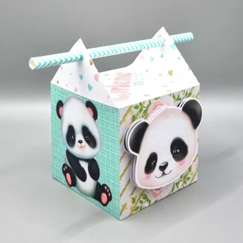 Kit de Caixas Personalizadas 20 Peças - Panda