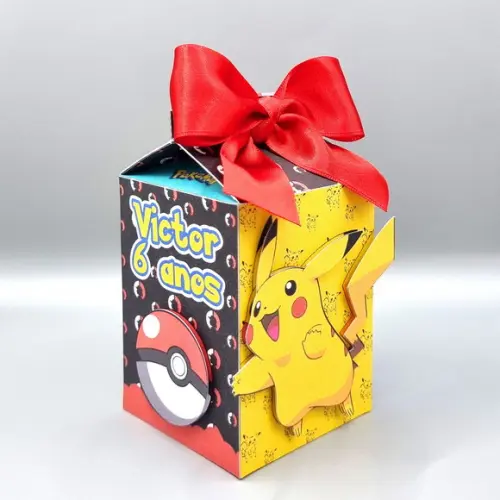 Kit de Caixas Personalizadas 20 Peças - Pokemon