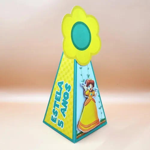 Kit de Caixas Personalizadas 20 Peças - Princesa Daisy