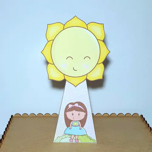 Kit de Caixas Personalizadas 20 Peças - Raio de Sol