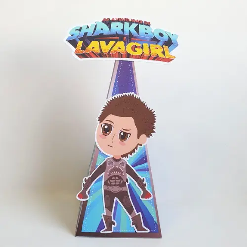 Kit de Caixas Personalizadas 20 Peças - Sharkboy e Lavagirl