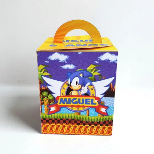 Kit de Caixas Personalizadas 20 Peças - Sonic Mod 2