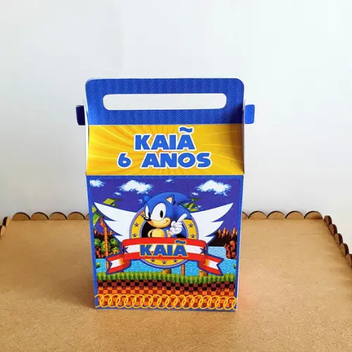 Kit de Caixas Personalizadas 20 Peças - Sonic Mod 1