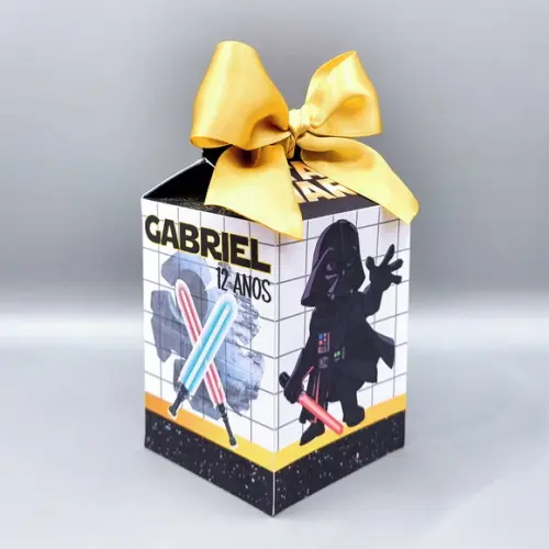 Kit de Caixas Personalizadas 20 Peças - Star Wars