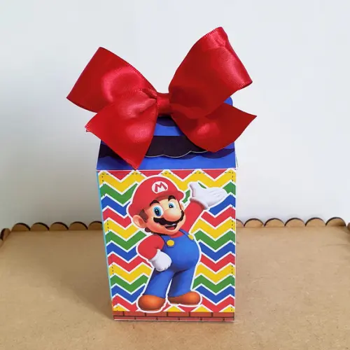 Kit de Caixas Personalizadas 20 Peças - Super Mario