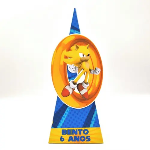 Kit de Caixas Personalizadas 20 Peças - Super Sonic