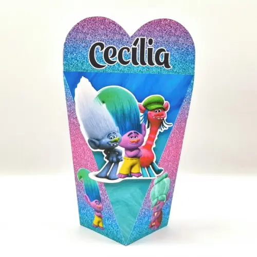 Kit de Caixas Personalizadas 20 Peças - Trolls