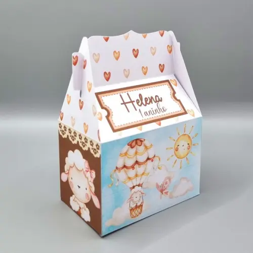 Kit de Caixas Personalizadas 20 Peças Primeira Volta ao Sol