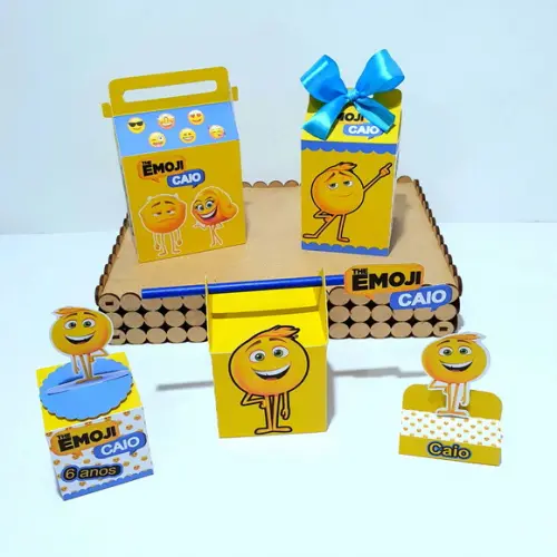 Kit de Caixas Personalizadas 21 Peças - Emoji