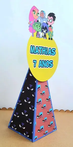Kit de Caixas Personalizadas 25 Peças - Jovens Titans